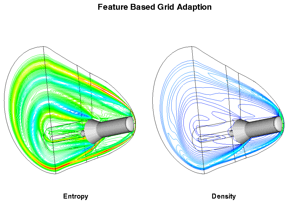 Entropy and Density in Flow Domain